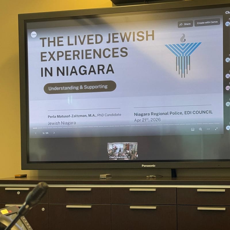 Antisemitism, Jewish Identity, and EDI with Jewish Niagara